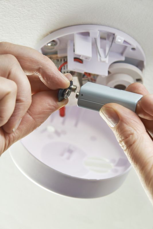 Battery Replacement Inside Alarm